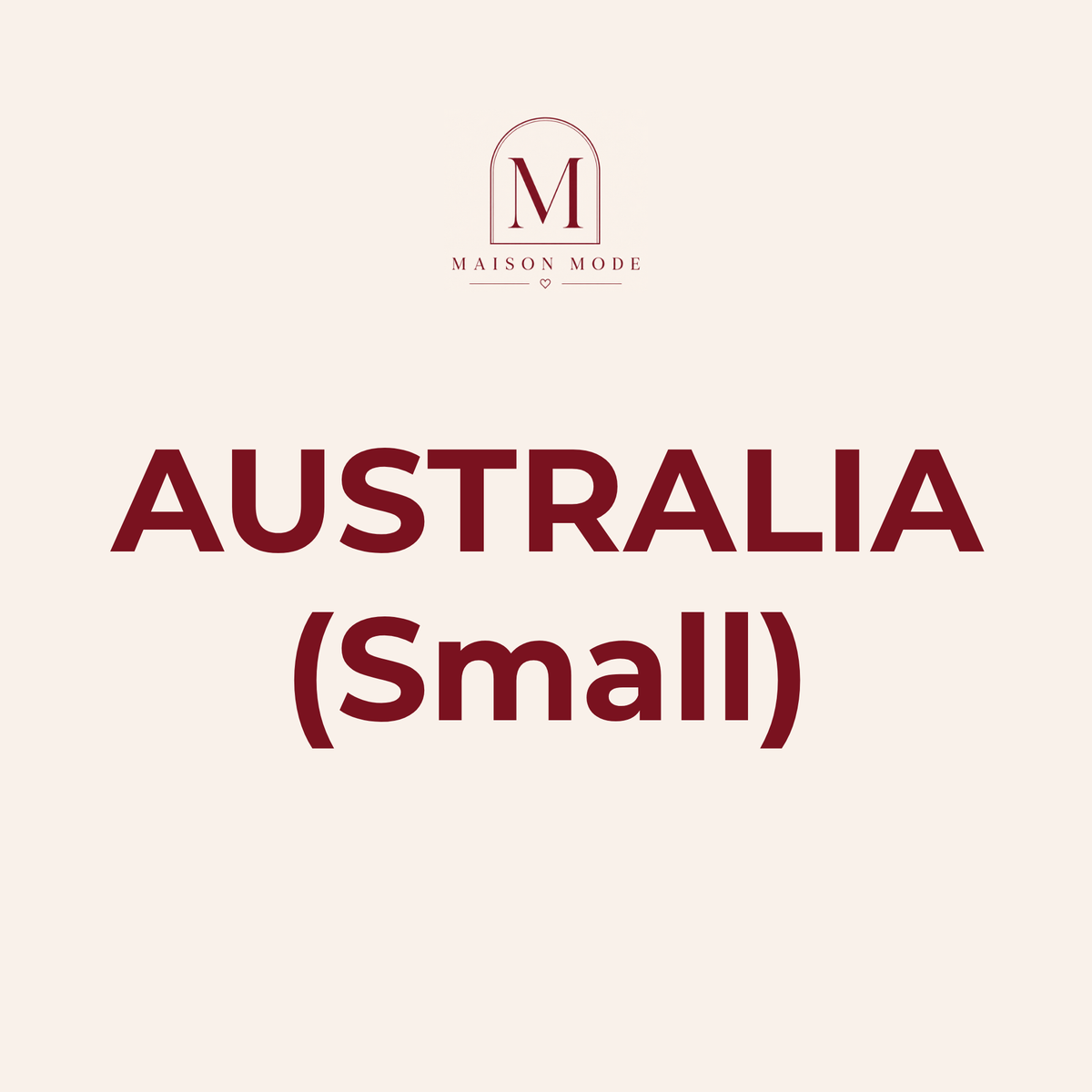 Australia (Small Satchel)