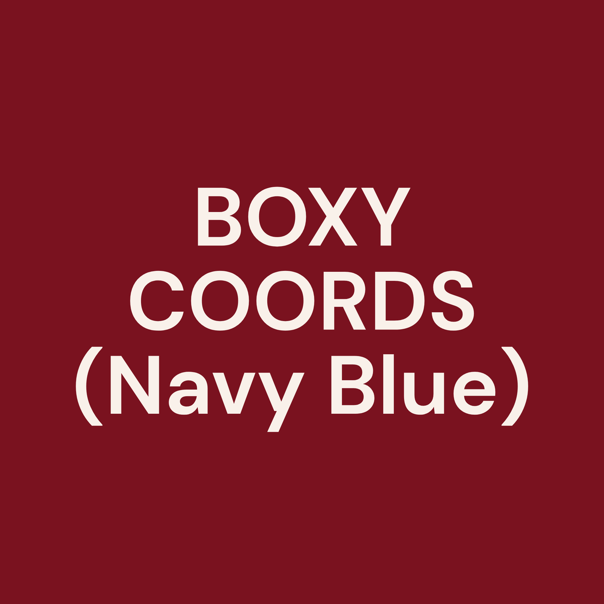 Boxy Coords