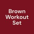 Brown Workout Set
