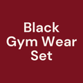 Black Gym Wear Set