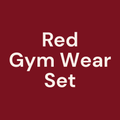 Red Gym Wear Set
