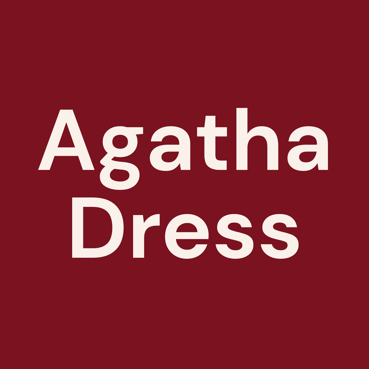 Agatha Dress